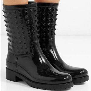 valentino rubber rain boot